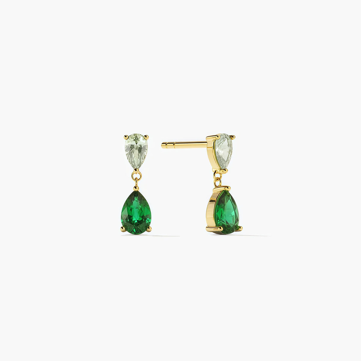 Ada gemstone drop studs