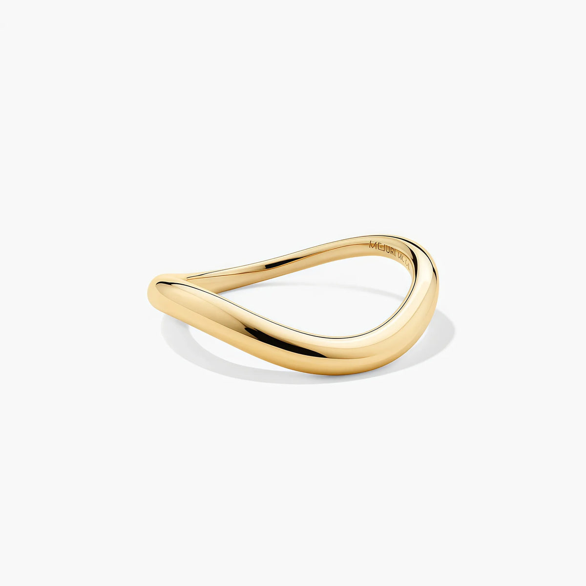 Dome figure slim ring