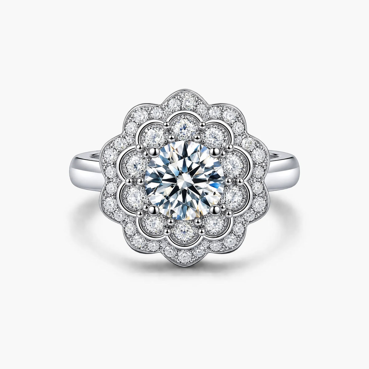 Floral radiance ring