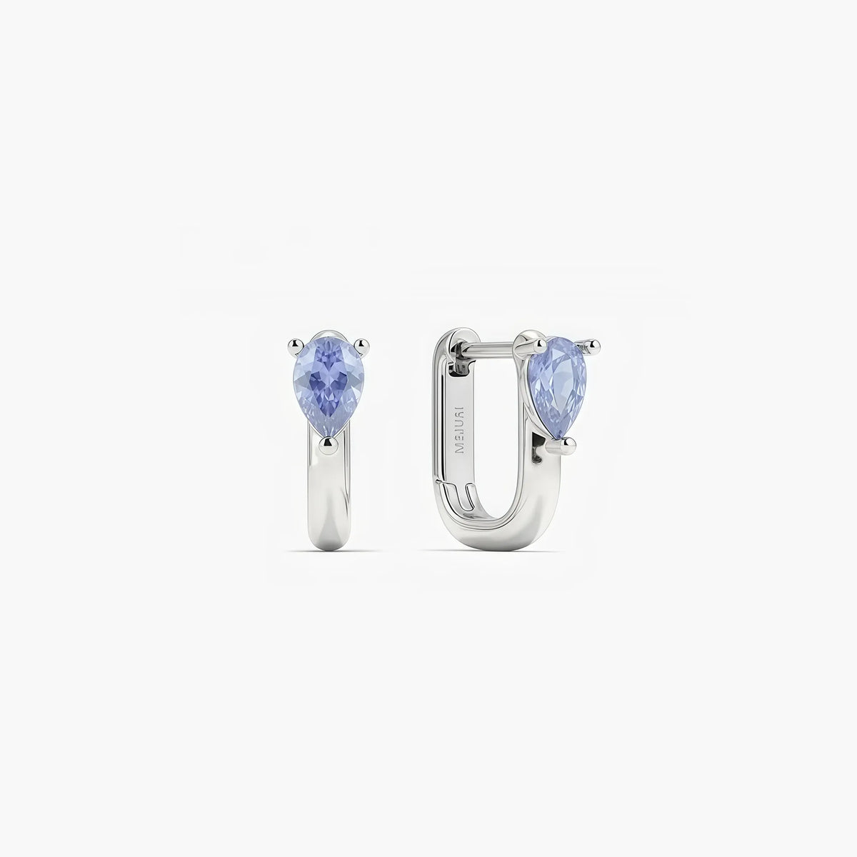 Mina gemstone u hoops