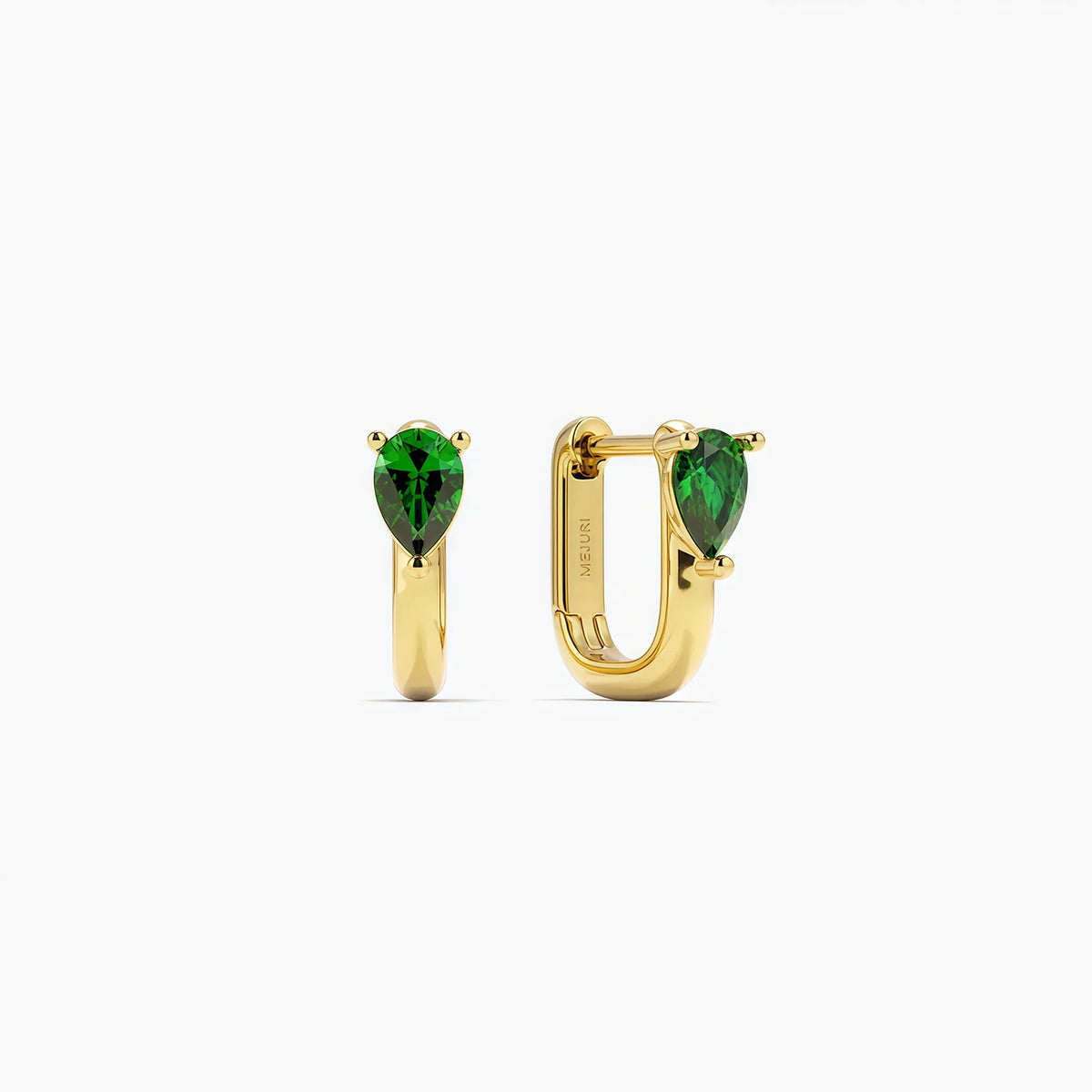 Mina gemstone u hoops