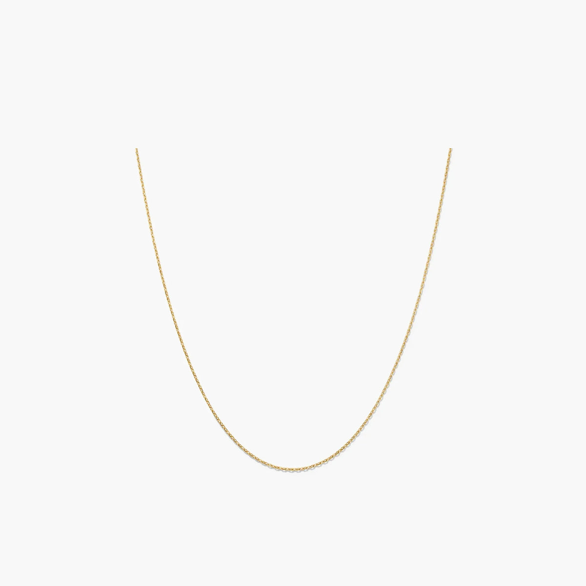Oval link chain necklace