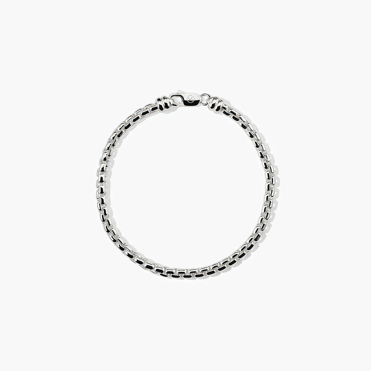Round box chain bracelet