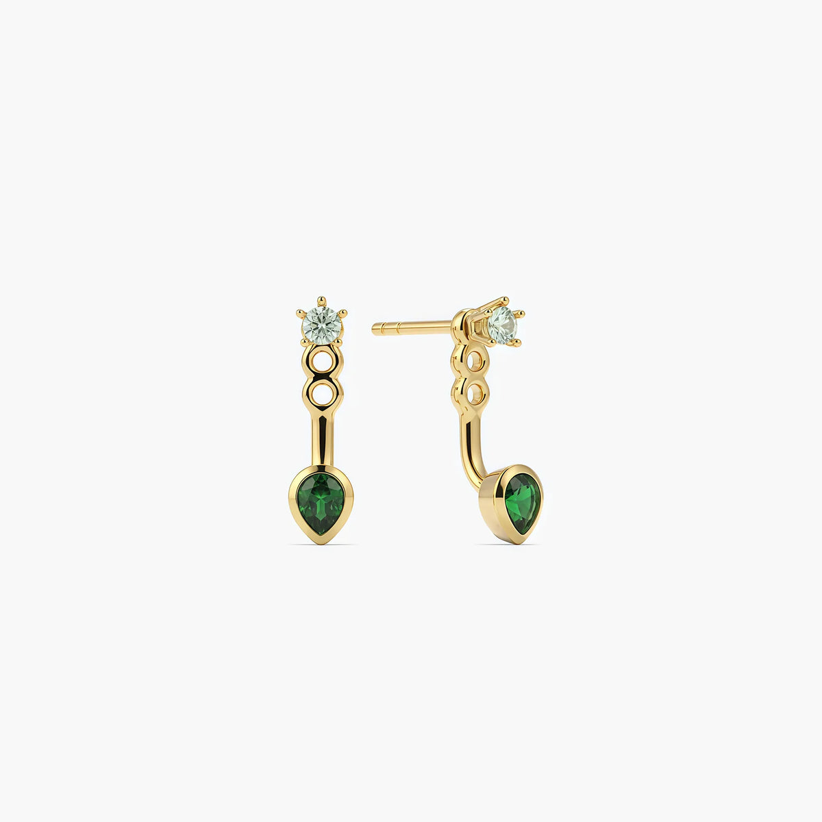 Soraya two tone earring
